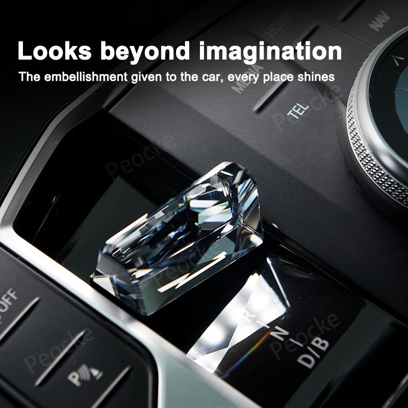 Car Crystal Gear Shift Paddles For BMW G20 G21 G28 X6 G06 X5 G05 Gear Shift Knob Kit G26 G70 G12 X7 G07 iX3 G08 Gearbox Handle