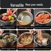 Thickened Stainless Steel Multi-Purpose Kitchen Bowl