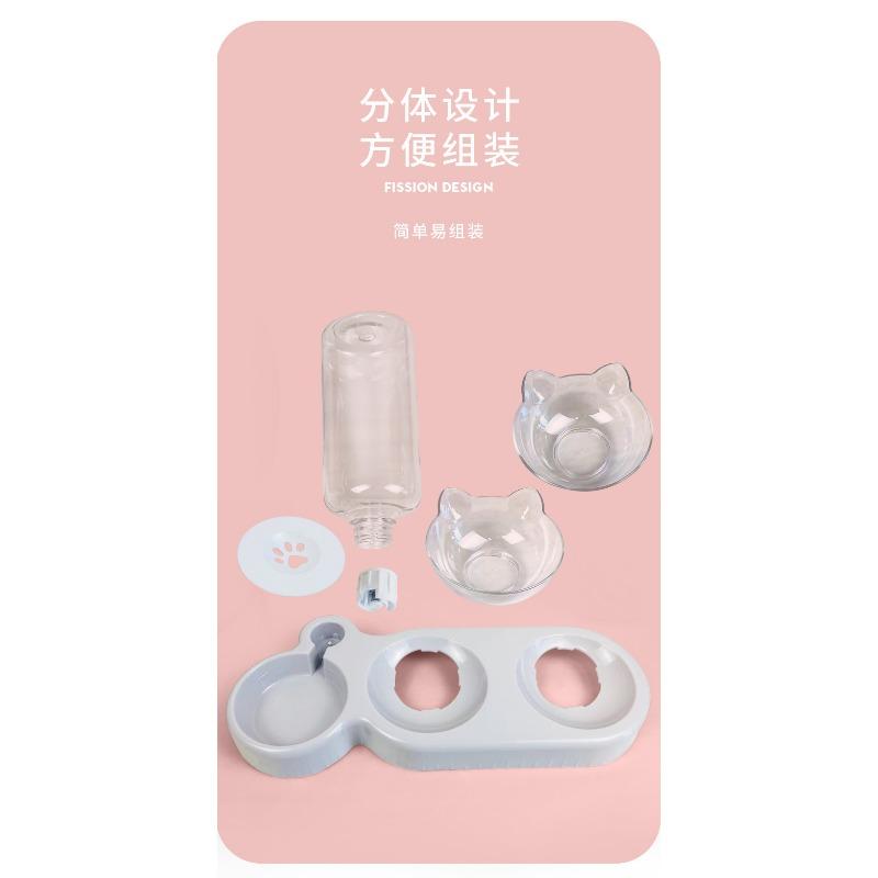 Snail Bowl Cat Bowl Automatic Pet Feeder Drinking Fountain Cat Dog Bowl Cat Bowl Supplies Water Bowl