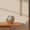 Abstract Aluminum Vase | Contemporary Decorative Piece, Sculptural Vase, for Living Room