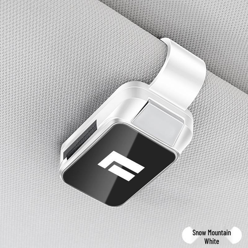 Ji Shi 01 Dual Car Glasses & Ticket Holder for Sun Visor