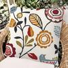 Pillowcase Hidden Zipper Easy to Clean Comfortable Printed Design Vintage Abstract Botanical
