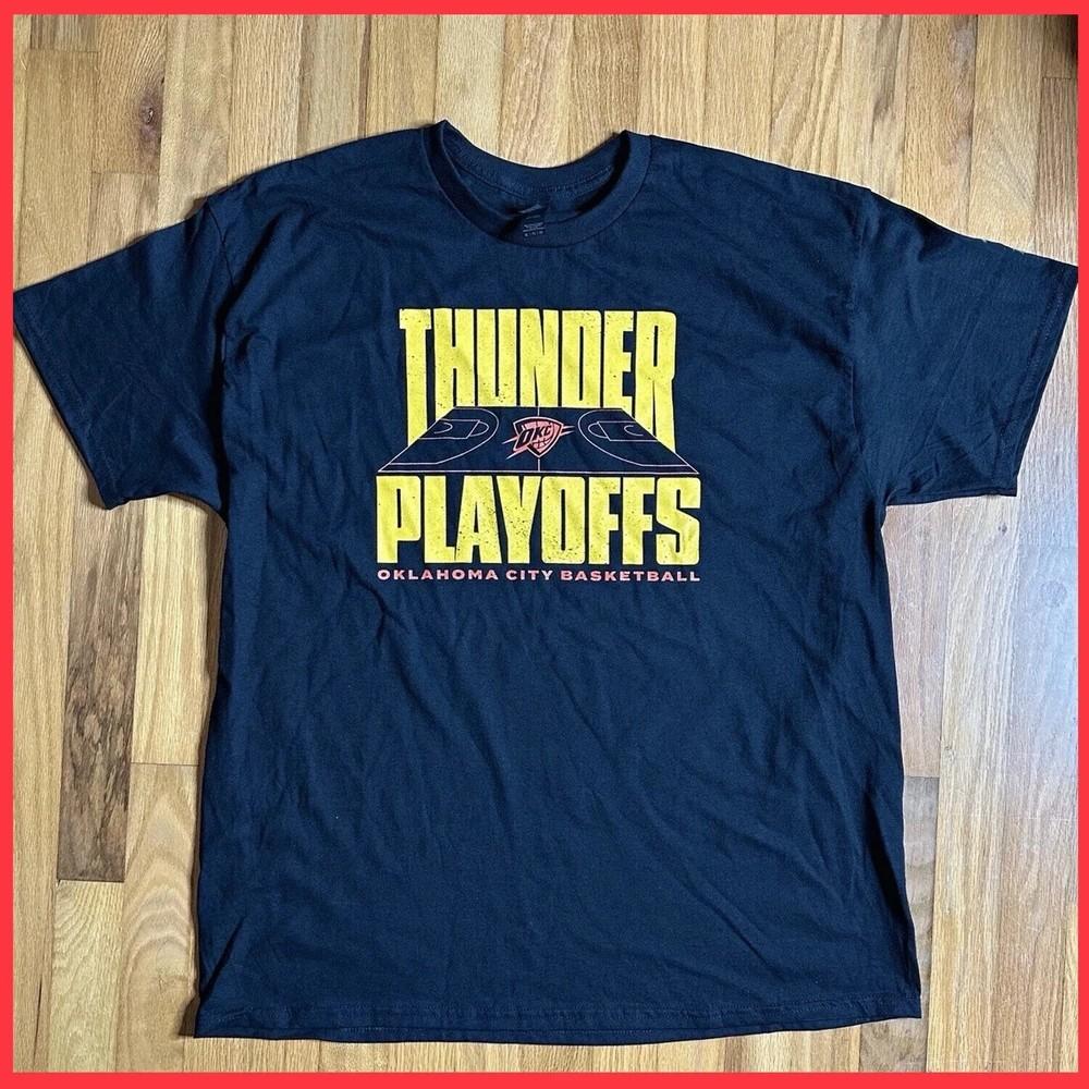 

HOT SALE 2025 Playoffs Series 2 Game 2 OKC Thunder T Shirt Full Size S3XL Unisex T-Shirt L