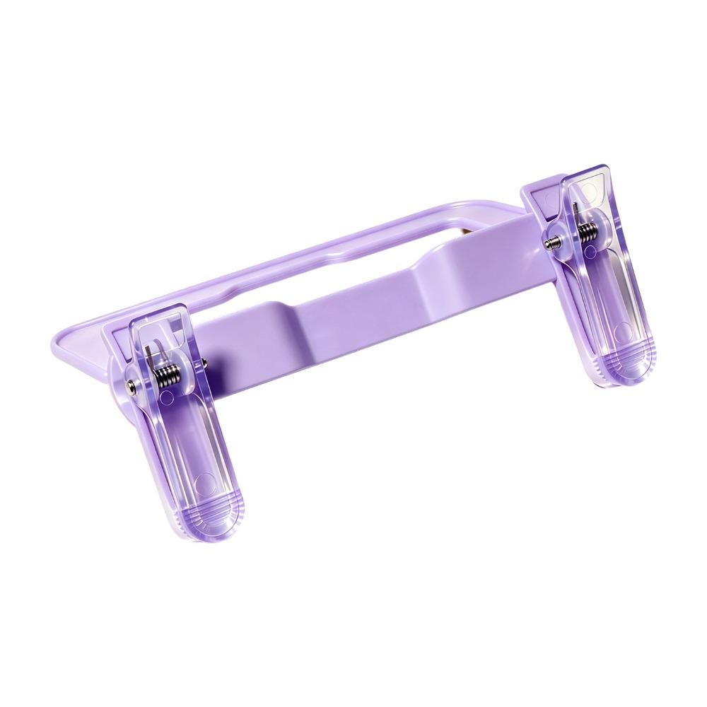 Transparent Dual-Head Clip Non-slip Adjustable Fixed Clip Book Page Holder Back-To-School