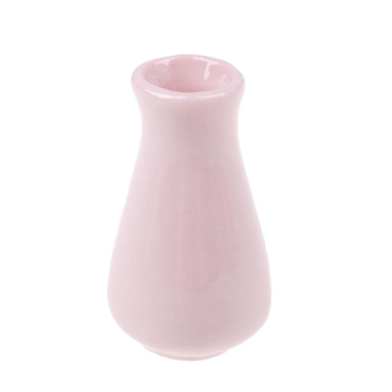 2Pcs Dollhouse Miniatures Flower Pot Mini Vase Pots Model Toys