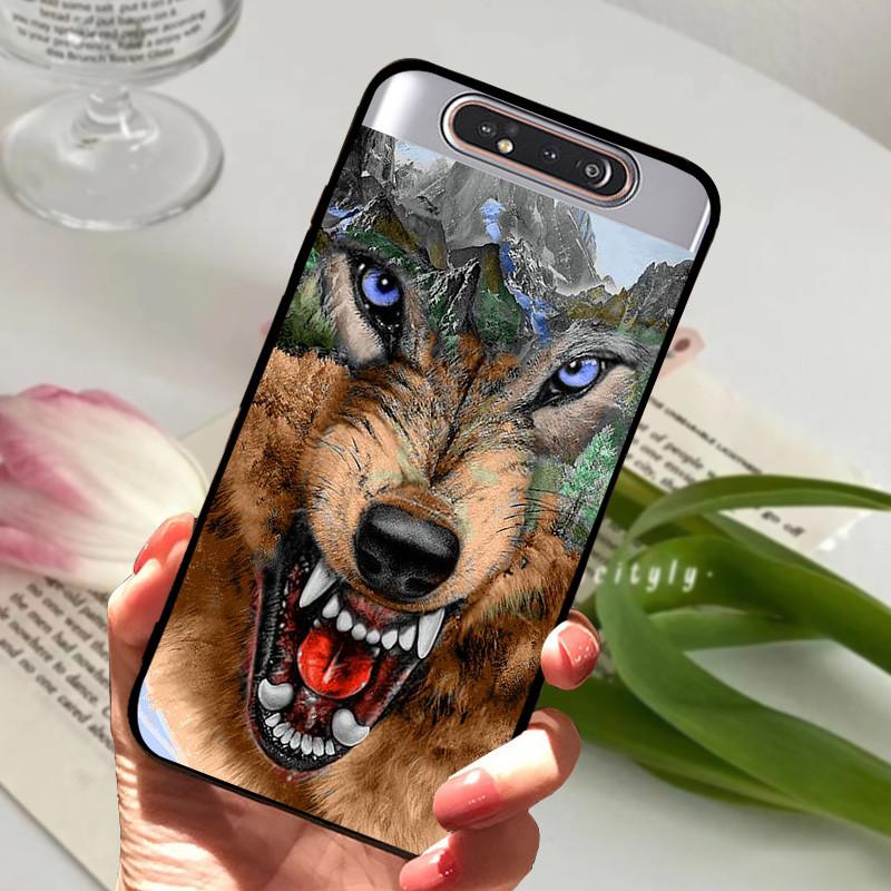 Per Samsung Galaxy A80 Custodia A 80 Antiurto Morbida TPU Silicone Copri Telefono Per Samsung Galaxy A80 Funda A80 2019 Capa Cartone Animato
