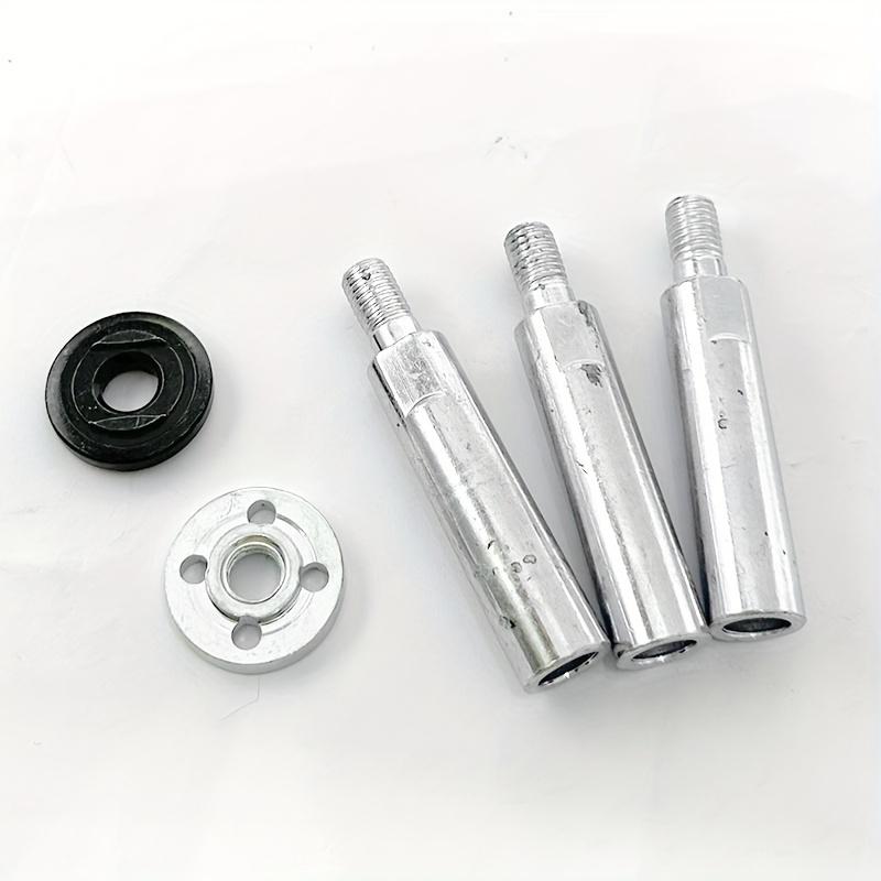 5 Pcs Angle Grinder Extension Connecting Rod, Includes 2 Pcs 100-Type Pressure Plates; M10 80mm Thread Adapter for 100-Type