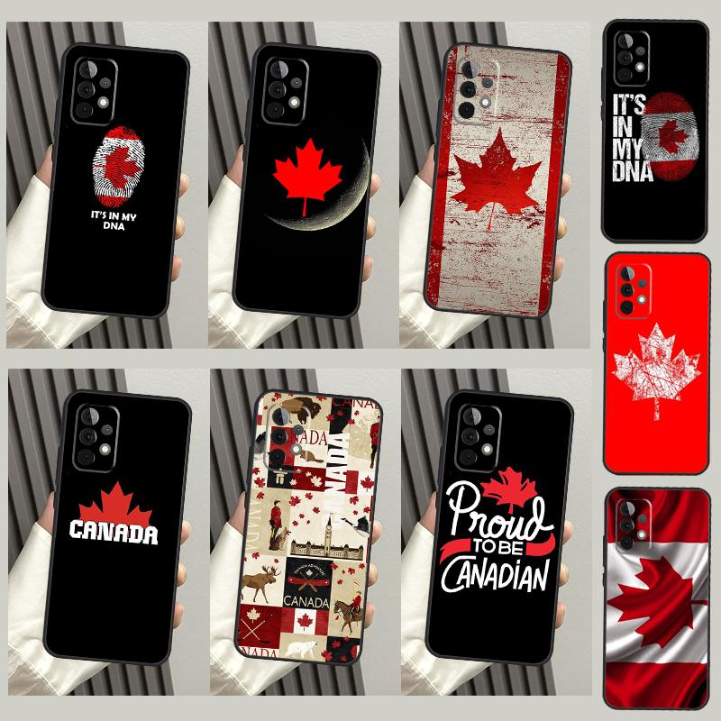 Canada Canadian Flag Case For Samsung Galaxy A54 A34 A52 A21S A12 A22 A32 A14 A13 A23 A33 A53 A73 A51 A71 Cover
