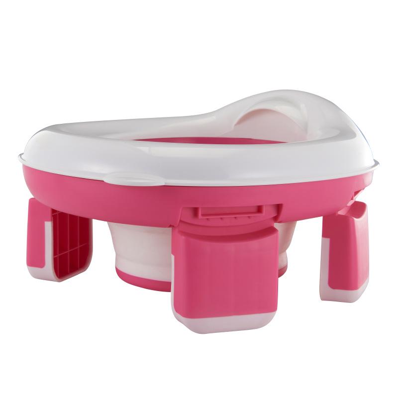 Tragbares Baby-Reise-Töpfchen - Faltbarer Not-Toilettensitz für Kinder