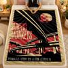 Flannel BlanketArctic Monkeys Warm Soft Throw Blanket for Indoor Sofa Bed Living Room Use