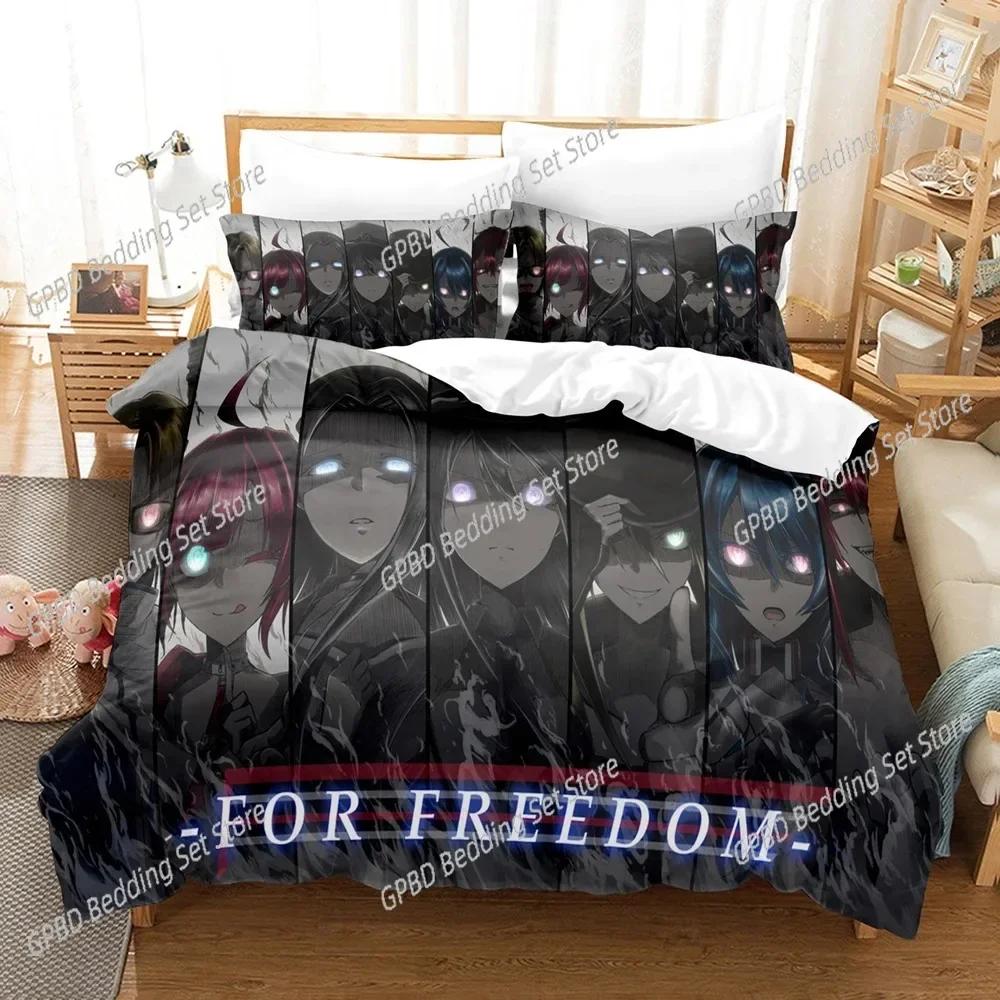 3D Print Anime Azur Lane 3D Bedding Set Duvet Cover Pillowcases Single Twin Full Queen King Size Home Decor Quilt Boys Gift Quil