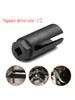 1 square drive size 1/2 or 8/3 universal 22mm socket wrench with oxygen European standard oxygen vacuum sensor disassembly socke