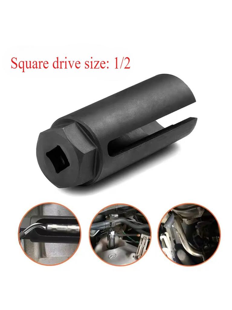 1 square drive size 1/2 or 8/3 universal 22mm socket wrench with oxygen European standard oxygen vacuum sensor disassembly socke