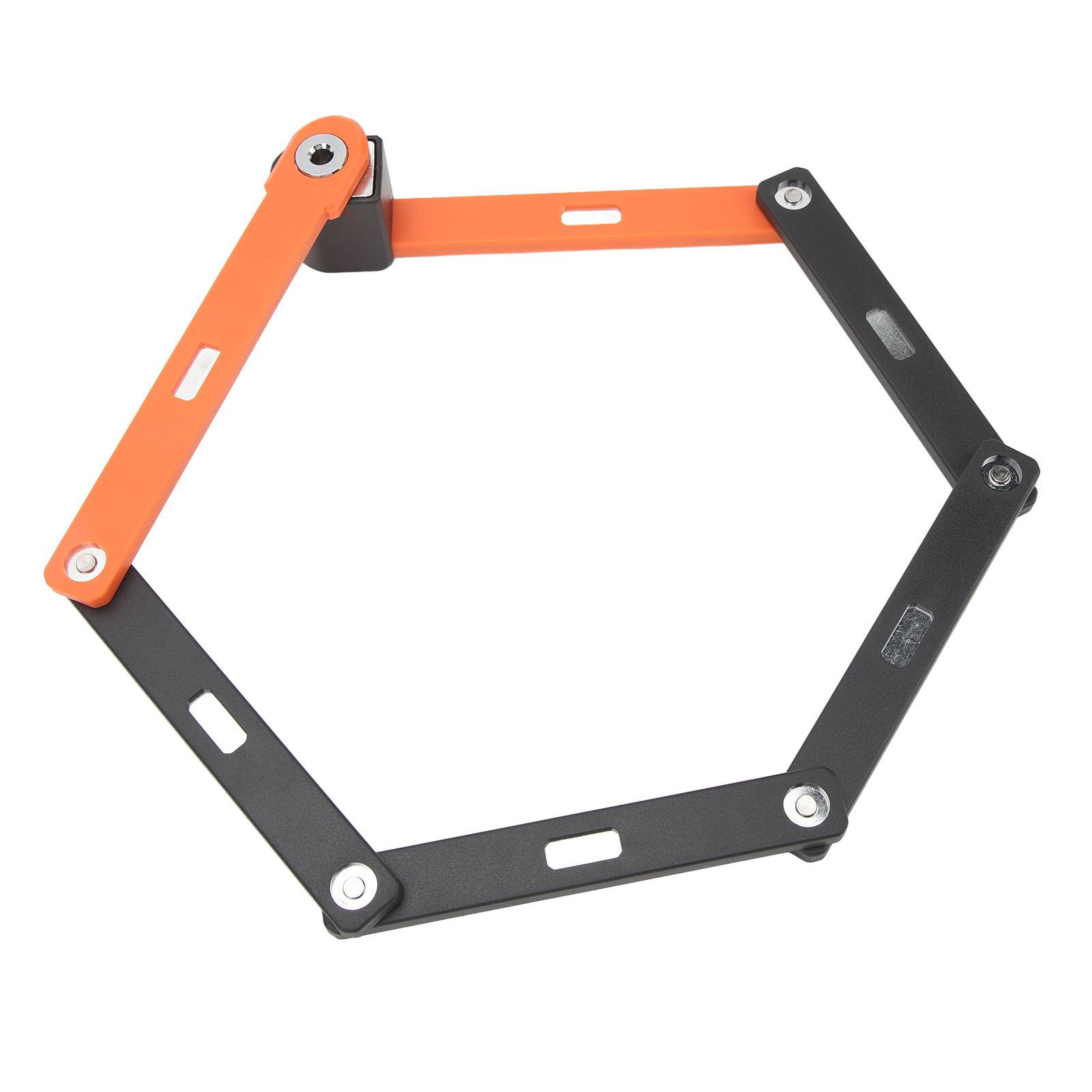 

Bike Folding Lock Prevent Theft Waterproof Rust Proof Foldable Lock for Electric Bike Motorcycle