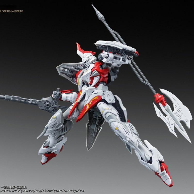 SNAA 1/144 The Round Table Knights SC-008 Soul Spear Lamorak Assembly Articulated Action Figure Original Model Kit Boy Toys Gift