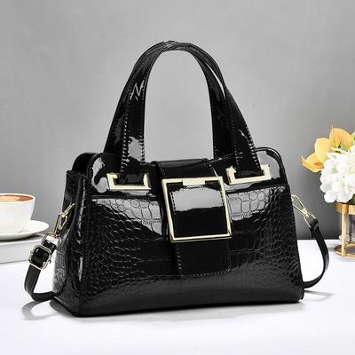 Women's Bag New Middle-aged Women's Bag Simple Atmosphere Shoulder Messenger Bag Fashionable Portable Mother Bag