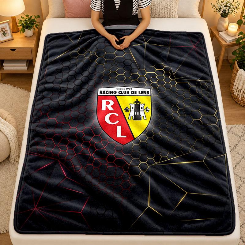 Flannel BlanketLens FC Warm Soft Throw Blanket for Indoor Sofa Bed Living Room Use