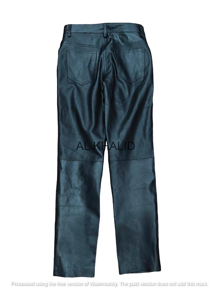 Casual Biker Party Wear Black Men's Leather Pants Genuine Lambskin Handmade Stylish