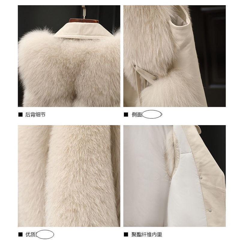 Fur Vest Short Jacket Autumn and Winter New Splicing Imitation Fox Fur Vest Fashionable Light