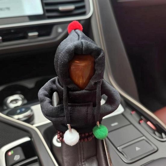 Summer Heat Protection Gear Handle Shift Hoodie Cover, Funny Knob Cover for Car, Fun Car Accessories Birthday Sweatshirt Shifter Protector Manual And