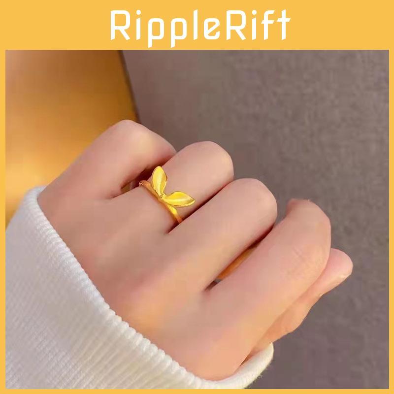 Unique Rabbit Ear Ring In Stunning Gold Plated Brass Ideal For Wedding Gifts