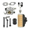 Chainsaw Performance Kit Carburetor Small Engine Carburetor Carburetor Kit Fuel Line Oil Filter Oil Line Muffler Gasket