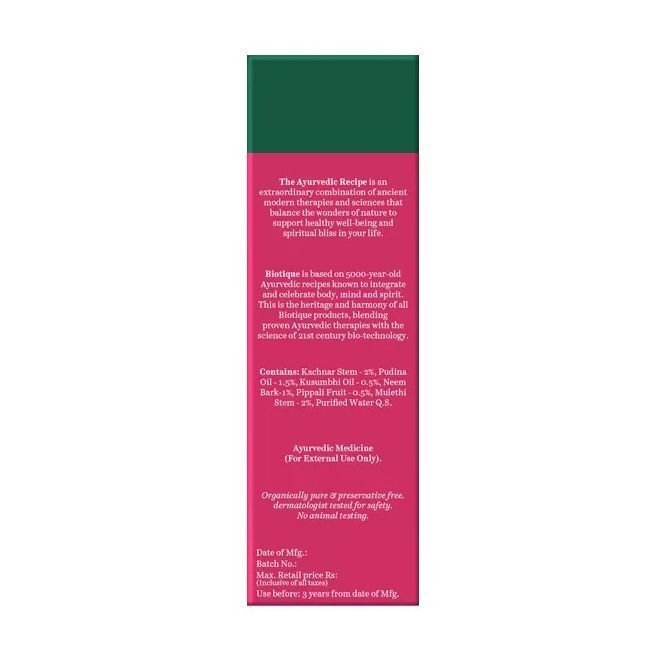 Sérum capillaire revitalisant: contre les chutes (120ml), Sérum vitalisant Bio Mountain Ebony pour cheveux tombants, Biotique