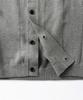 OUTSTANDING Ls Stripe Collar Knit Cardigan_Melange Gray