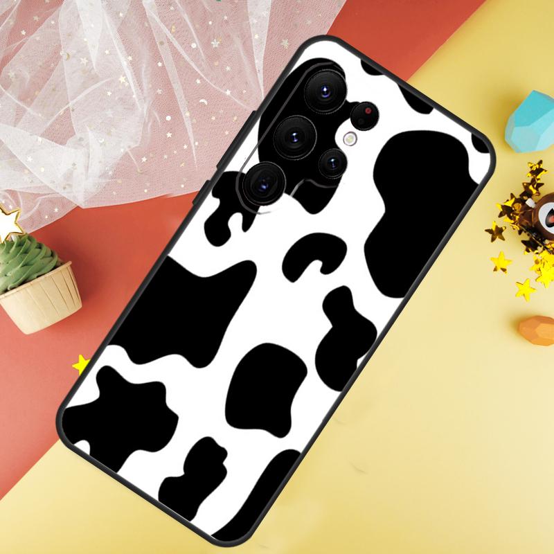 

Cow Print Phone Case For Samsung Galaxy S25 Ultra S21 S20 S22 S23 Ultra S9 S10 Plus S24 FE Cover Coque Galaxy S25Ultra