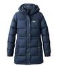 LL Bean Mountain Classic Down US Nautical 0UBW220004 Women's Parka, Fit, Petite, M, Navy, Blue,