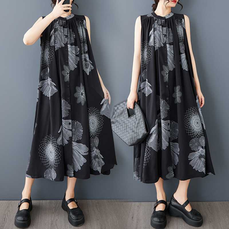 Spring and Summer Mid-length Plus-size Dresses