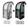 New Portable Standing Mesh Toiletry Bag Waterproof Travel Foldable Toothbrush Cosmetic Organizer Bedroom Bathroom Storage Pouch