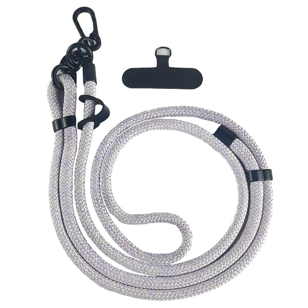 8MMx120CM Bold Long Mobile Phone Lanyard Universal Crossbody Hanging Shoulder Strap Detachable Neck Cord Anti-Lost Lanyard