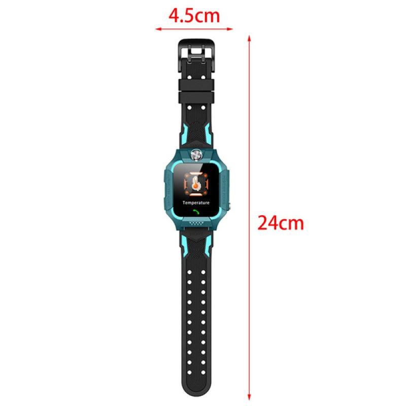 Children Smart Watch Temperature Measurement Anti-lost LBS Tracker For SOS Call Silicone Smartwatch Waterproof