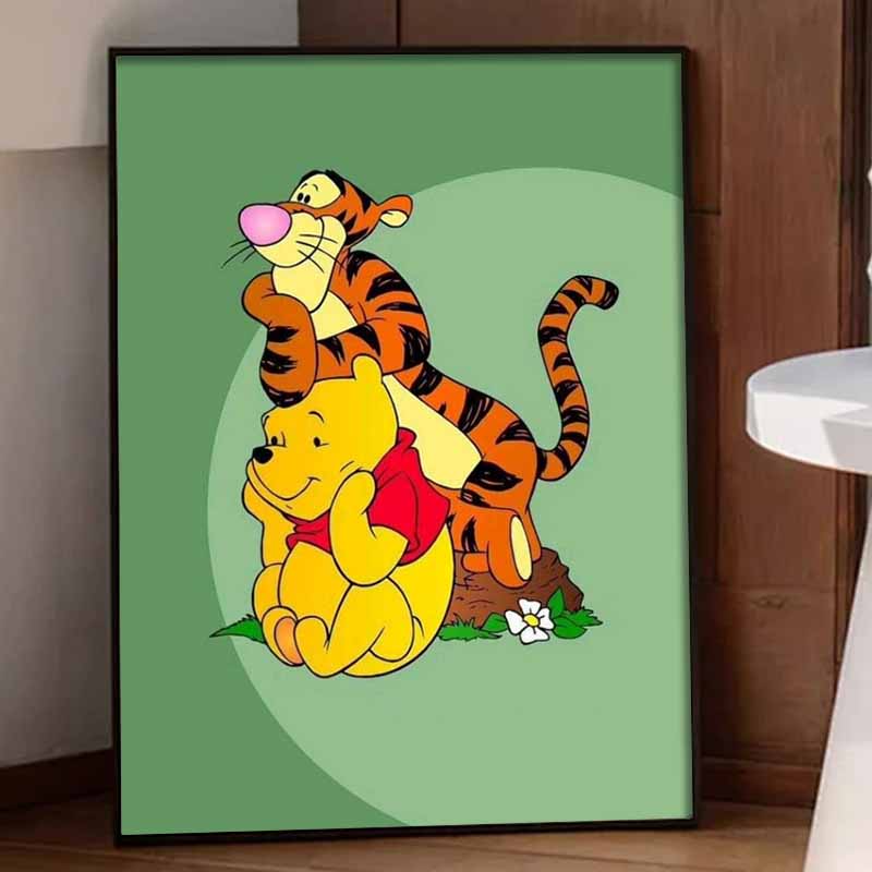 Disney Diamond Painting 5D DIY Tigger Winnie The Pooh Diamond Painting Art Diamond Painting Kit Adult/Beginner Gift Idea Home Decor