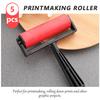 2Pcs Premium Plastic Printmaking Roller for Ink Glue Stamping Scrapbook Wallpaper Art Craft DIY Projects Comfortable Grip