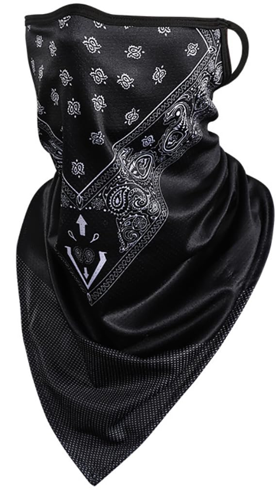 

Audiophile Cooling Face Neck Guard with Ear UV Sun Protection for Perfect for One Size Fits x inches x 27 Cover, Hooks, Protection, UPF50+, Men,