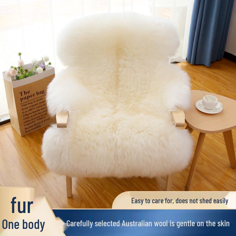 Sheepskin Wool Sofa & Bay Window Cushion Mat