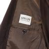 ARMANI Cordory tailored jacket Brown COLLEZIONI Men's Used