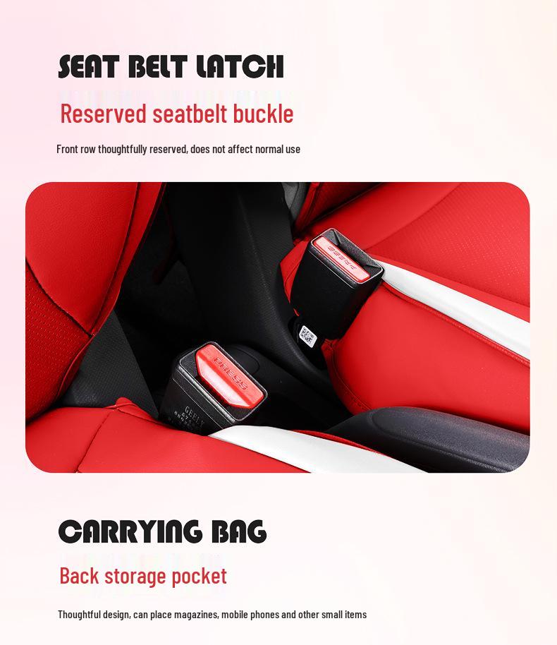 Panda MINI Car Seat Cover: Cartoon Full-Coverage Seat Cushion