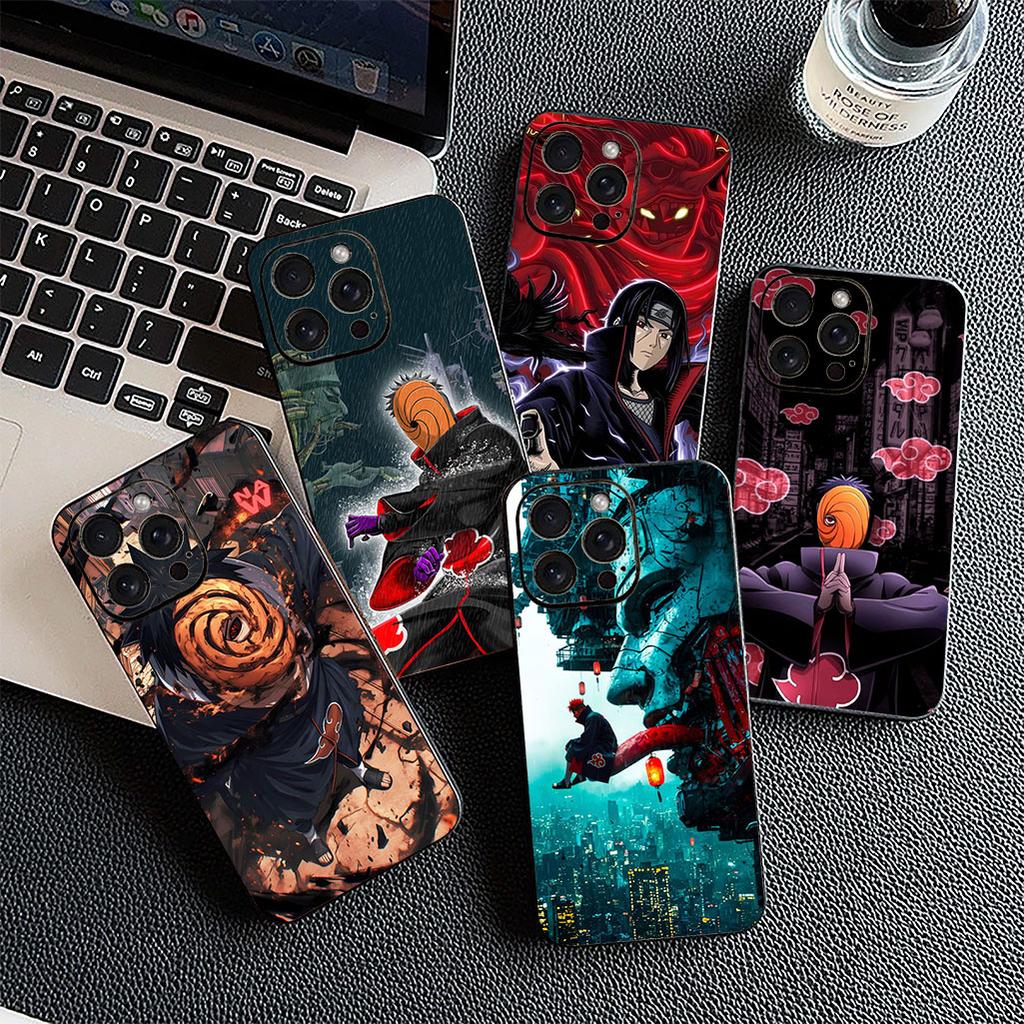 Cover for Apple iPhone 16 15 14 11 Pro Max 6 7 8 Plus + SE2 SE3 SE 2022 2020 8+ Phone Case Akatsuki Narutos Obito Itachi Tobi