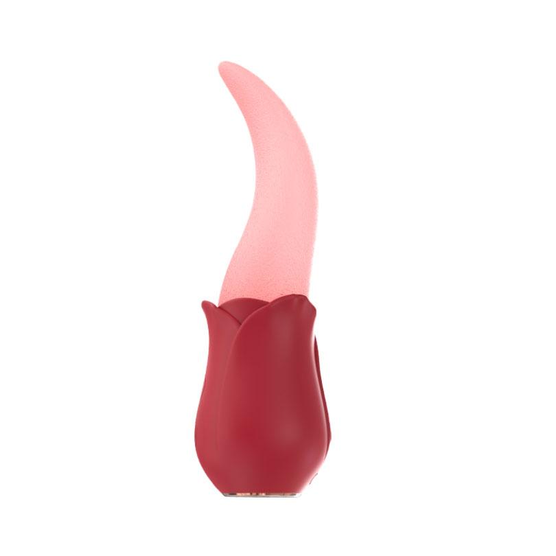 10 Speeds Realistic Pink Licking Tongue Vibrators For Female Nipples Clitoral Stimulation Sex Toys Couples