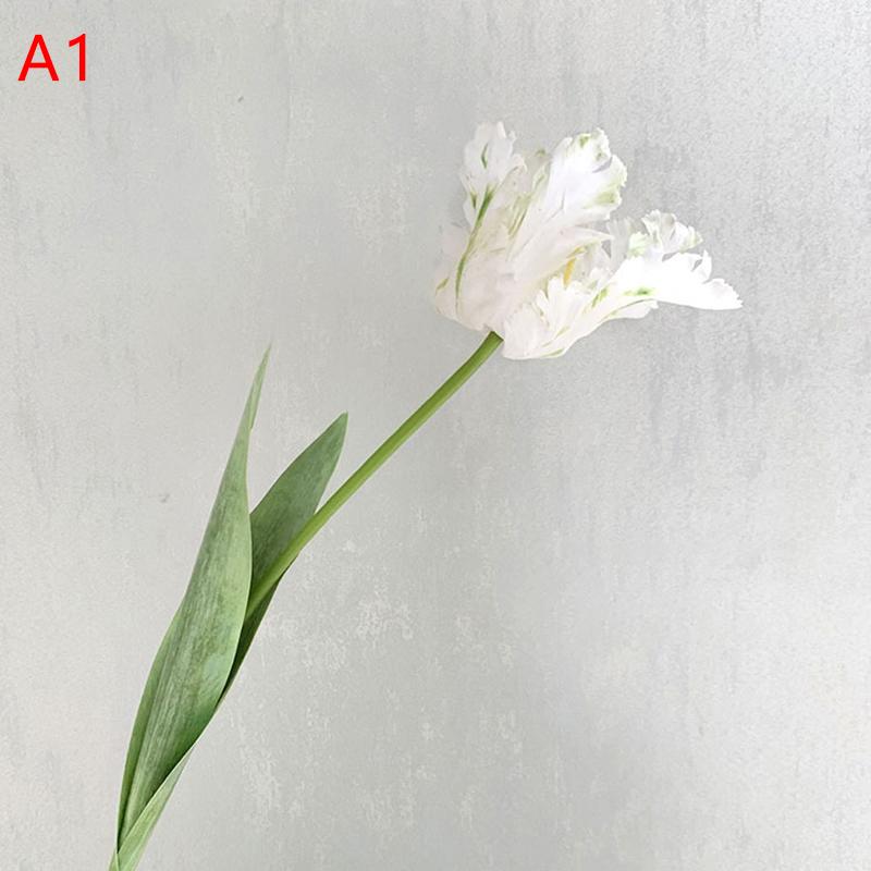 1 Stück Verschleißfest 68 cm Exquisite Verarbeitung Langstiel 3D Papageientulpe Kunstblume Künstliche Blume für Zuhause