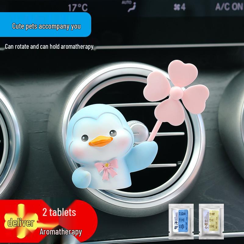 Cartoon Pinwheel Aromatherapy Vent Clip: Small Animal Car Air Freshener.