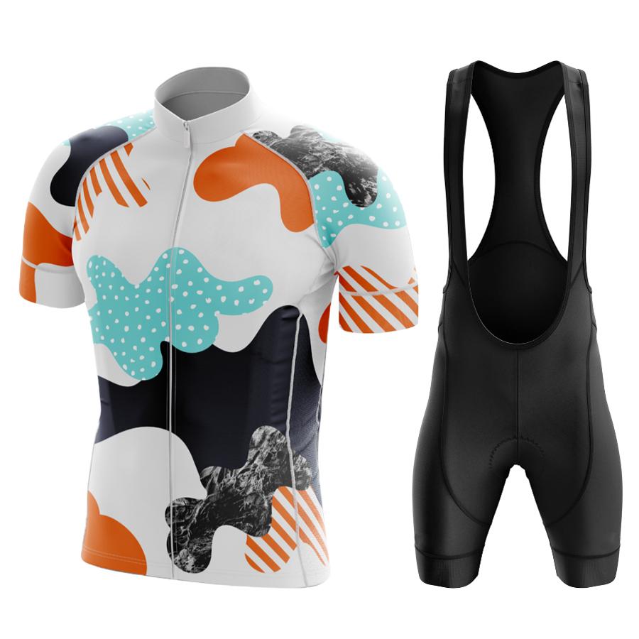 2026 Radsportbekleidung Shorts Mann Männer Sommerkleidung Herrenjacke Uniform Trikot Set Laserschnitt Trägerhose Mtb Männliche Fahrradhosen