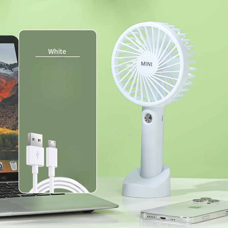Handheld Fan Outdoor Portable USB Charging Cartoon Small Fan Portable Student Gift Home Mini Heat Relief Small Fan