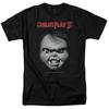 Childs Play 3 Face Poster Mens T Shirt Black Black Officially Licensed