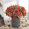 Artificial Ers With Hydrangea Silk Fake Ers 1 Bouquets For Home Wedding Decoration Table Centerpiece, Faux Peonies 