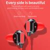 Wired Earbud Stereo Surround High Clarity Calls Playing Games Listening To Music Bass 90 Degree Bend Plug Wired Headset Men Accessories