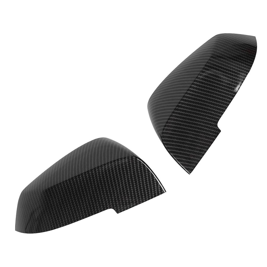 1 Pair Rearview Mirror Cover Cap 51167292745 Carbon Fiber Style Protective Side Door Mirror Cover Fo